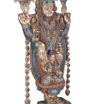 Pure Brass Tirupati Balaji Meenakari Statue 34 Inch - Premium Temple Art | Jaipurio